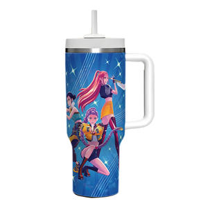 New Kpop Demon Hunters 40oz <b>Water</b> <b>Bottle</b> Large-capacity 304 Stainless Steel Insulated K Pop Cup Custom 30 40 oz Tumbler - Product Image 6
