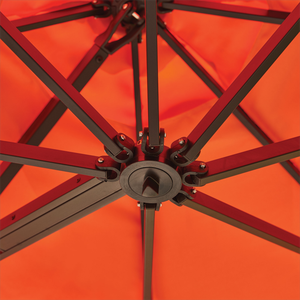 Parasol de jardin extérieur Offres Spéciales protégé contre les UV de parapluie d'énergie solaire avec la base en plastique remplie d'eau ou de marbre - Product Image 3