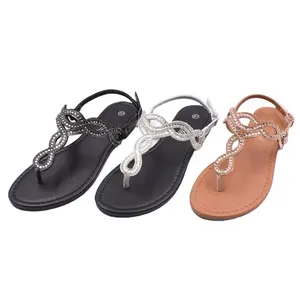 Wholesale 2023 Luxury Female Flat Sandals Ladies Sandals Photo For Women