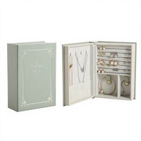 Boîte de rangement à bijoux portable en cuir PU de haute qualité, forme carrée, pour voyage, par le fabricant RZ