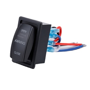 Interruptor basculante marino, clasificación impermeable IP65, ideal para equipos marinos - Product Image 1
