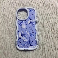 Pour OPPO A18 A38 A53 impression papillon TPU couverture de téléphone pour iPhone 16 15 14 13 12 11 doux arc vague coque de téléphone personnalisable