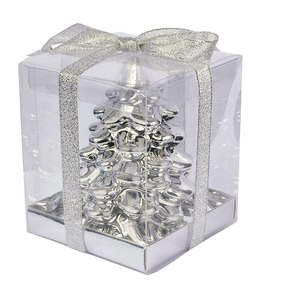Moderno 180 cm argento lucido albero di natale candela dimensione personalizzabile albero artificiale in piedi in metallo per la casa decorazioni per le vacanze - Product Image 2
