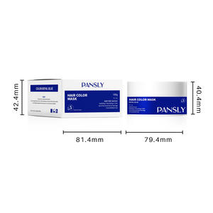 Les fabricants vendent en gros le meilleur masque colorant capillaire semi-permanent bleu royal, une teinture capillaire qui nourrit les cheveux, le meilleur masque colorant capillaire. - Product Image 2