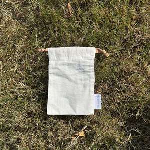 Manufacturers Small Cotton Fabric <b>Drawstring</b> <b>Bag</b> Customized Canvas Dust <b>Bag</b> With Ribbon - Product Image 2