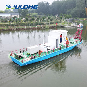 小型・中型油圧クレーン付きタグボート、積載量8トン、350馬力ディーゼルエンジン搭載、浚渫・湖上輸送用 - Product Image 2