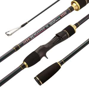 Joran pancing lemparan berputar, tongkat memancing karper mulut miring 2 bagian untuk Bass karbon 1.8m 2.1m 2.4m - Product Image 1
