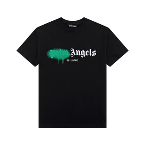 <span class=keywords><strong>T</strong></span>-shirts amples à col rond et manches courtes pour hommes et femmes, motif <span class=keywords><strong>Palm</strong></span> <span class=keywords><strong>Angels</strong></span> Love Dissolves Heart Graffiti Letters, pour l'é<span class=keywords><strong>t</strong></span>é - Product Image 2