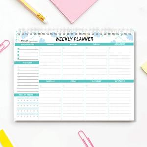 Logotipo personalizado planificador diario semanal para hacer lista Bloc de notas de papel para uso escolar y de oficina al por mayor - Product Image 3