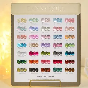 Danny Coll High Quality Cat Eye Nail Gel Set 35 Colors UV Magnetic Gel Varnish Private Label Galaxy Cat Eye Gel Nail Polish Set