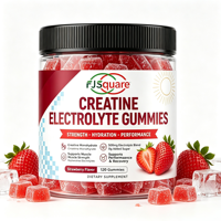 Gummies de créatine et d'électrolytes sans sucre pour la croissance musculaire, l'hydratation rapide et le soutien énergétique – Marque privée OEM/ODM pour la nutrition sportive