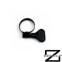 Collier de serrage à vis sans fin en acier inoxydable 304, noir thermolaqué, à vis moletée, serrage manuel, réglable, robuste, pour applications automobiles OEM