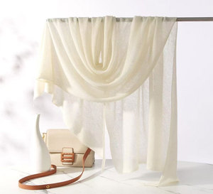 ผ้าคลุมแคชเมียร์ + ผ้าคลุมไหล่100% ผ้าขนแคชเมียร์งาช้างฤดูหนาว - Product Image 2