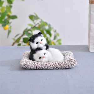 200g solide blanc Simulation mère enfant chat chien voiture ornement écologique bambou charbon de bois <span class=keywords><strong>d</strong></span>ésodorisant mignon peluche <span class=keywords><strong>d</strong></span>écoratif - Product Image 6