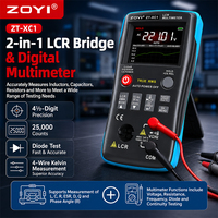 ZOYI XC1 Nouvelle Génération Multimètre LCR de Précision pour Mesure de Tension, Résistance et Diode, Idéal pour Électriciens Domestiques et Réparations