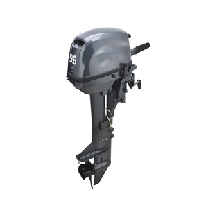 Moteur hors-bord à essence 2 temps à arbre long 9,8 CV, refroidi par eau, neuf pour bateau marin - Product Image 4