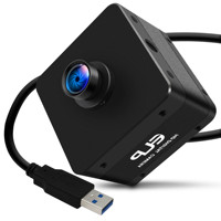 Webcam ELP 4K USB3.0 Dengan Casing Mini IMX678 Kecepatan Tinggi 60fps 3840*2160 Kamera USB Industri untuk Visi Mesin
