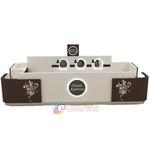 Style populaire <span class=keywords><strong>Rayban</strong></span> crayon à cils kiosque boutique cabine à sourcils moderne extension de cils en bois luminaire - Product Image 2