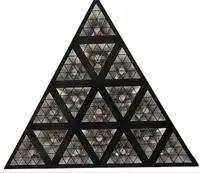 MITUSHOW 2022 nuovo 16pcs x 30W RGB triangolare LED matrix triangolo effetto speciale stage background effect light