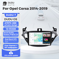 DUDUAUTO para Opel Corsa 2014-2019, Sistema Multimedia Android Modificado para Auto, Navegación Bluetooth, Carplay, Pantalla de Visión Trasera