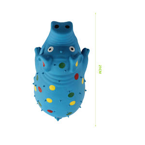 Nunbellpets çeşitli renkler için çevre dostu lateks köpek çiğnemek oyuncak Bite dayanıklı diş temizleme dikenler noktalar çığlık domuz tasarım - Product Image 6