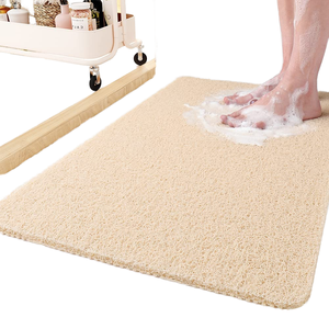 Tapis de sol moderne antidérapant pour <span class=keywords><strong>douche</strong></span> et baignoire Tapis de salle de bain en PVC souple avec séchage rapide Caractéristique de nettoyage facile pour les zones humides - Product Image 2