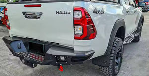 Rocco 2021 Parachoques trasero Barra de parachoques de acero Parachoques de coche Auto Body HM <span class=keywords><strong>Hilux</strong></span> Revo Rocco Steel Auto Lighting Parts Tamaño estándar - Product Image 4