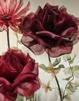 Fleurs gonflables géantes pour la Saint-Valentin Led Décoration de fête de mariage
