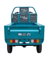 Tricycle électrique à 3 roues CL1200DZH, boîte de chargement de 1,3 m, capacité de charge de 200 kg, vitesse de 35-45 km/h, moteur en acier de plus de 1000 W pour le transport de marchandises