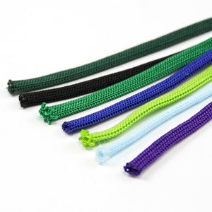 Factory Wholesale 12mm Polypropylene Shoelaces Color Hollow Flat Rope for Hoodie Drawstring Cord - Product Image 4