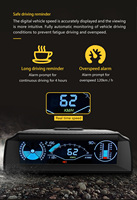 AUTOOL X90 OBD Auto Slope Meter Auto kompass HUD Pitch Tilt Angle Winkelmesser Uhr Breite Länge Über geschwindigkeit salarm