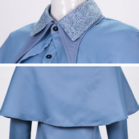 Costume de cosplay Fleur Delacour pour fête d'Halloween, uniforme scolaire Beauxbatons en fibre de polyester, pour femme adulte