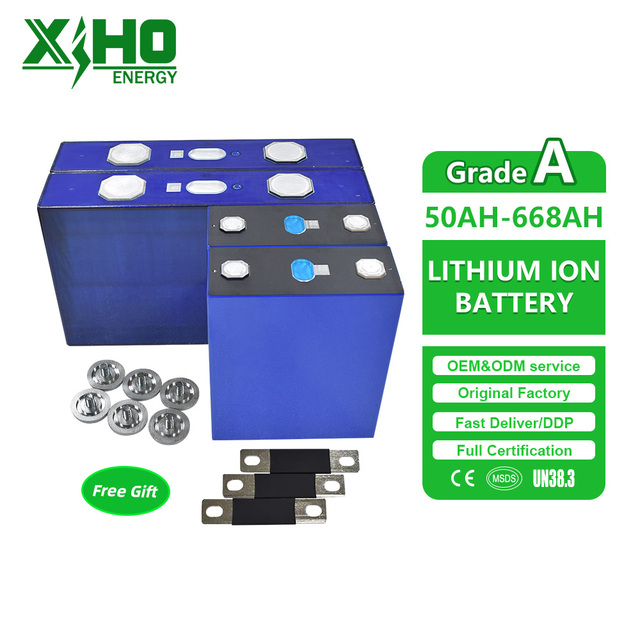 Xiho Catl EV E Rept Lishen 3.2V 668Ah 628Ah 314Ah 280Ah 100Ah 50Ah Lifepo4 Battery Cells Solar Prismatic Lithium Ion Batteries
