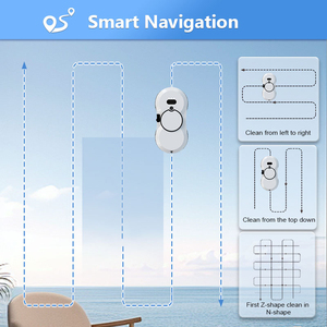 Outil de nettoyage des fenêtres résidentielles Fonctionnement à une touche avec protection contre la mise hors tension Nettoyage sans traces <span class=keywords><strong>Robot</strong></span> <span class=keywords><strong>lave</strong></span>-<span class=keywords><strong>vitre</strong></span> électrique - Product Image 2