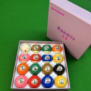 Nhựa Bền 57.2Mm Đen Vua Kong Hồ Bơi Billiard Bóng Bộ Hoàn Chỉnh Cho Snooker & Billiards - Product Image 4