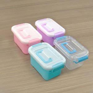 Plastic Storage <b>Bins</b> <b>Rectangle</b> Covered Small Square Box Series For Toys Organizer Desktop Organizers - Product Image 3