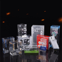 Boîte givrée PP plastique PET cosmétique boîte pliante PVC sergé transparent boîte d'emballage