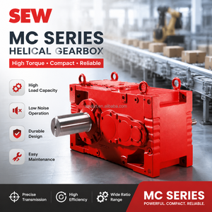 MC2RLH Bevel-Helical Industrial Gear Unit 2-Stage Right-Angle Hollow Shaft Gearbox Size 02-09 <b>Shrink</b> Disc - Product Image 1