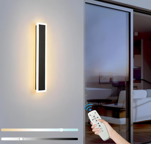 Lámpara de Pared Interior y Exterior Regulable de 100 cm, Lámparas de Pared LED Impermeables IP65 para Exteriores, para Jardín, Balcón, Villa - Product Image 1