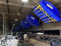 Ventilateur d'extraction industriel pour élevage de bétail, veaux, volailles et hangars agricoles, avec moteur EC à aimants en terres rares
