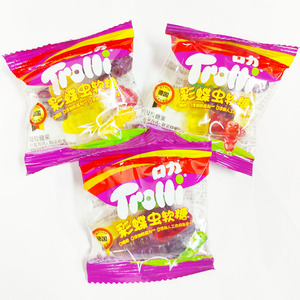 Custom Bulk Colorful Gummy <strong>Candy</strong> Sour Brite Crawlers for Holiday Celebration Fruity Flavor Packaged in Bags Ingredients <strong>Sugar</strong> - Product Image 2