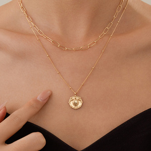 Set di Collane Trendy in Argento Sterling 925 con Catena Satellite, Occhio del Diavolo e Occhio di Allah, per Donna - Product Image 2
