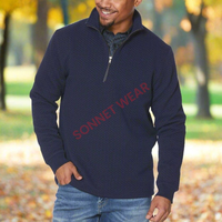 Pull-over confortable pour homme en tissu doux Spandex/Coton, design élégant, anti-boulochage et anti-rétrécissement, idéal pour l'hiver et les tenues décontractées