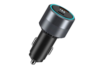 Chargeur de voiture USB + Type C à affichage numérique de haute qualité PD100w QC3.0 Super rapide pour chargeur de téléphone portable