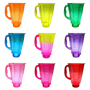 Jarra de Plástico Cuadrada de 1.25L <span class=keywords><strong>para</strong></span> Licuadoras <span class=keywords><strong>Oster</strong></span>, Piezas de Repuesto Suministradas por la Fábrica, Colores Personalizados, <span class=keywords><strong>para</strong></span> Licuados, Jugos y Smoothies - Product Image 1