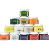 Gommage corporel au sucre nourrissant, nettoyant en profondeur, exfoliant doux, hydratant, extrait de rose, vitamine E, huile végétale hydratante - Naturel