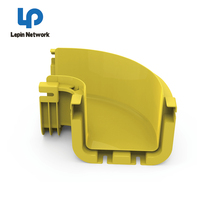 Ningbo Lepin Customize It Plateau de câblage réseau en PVC ABS jaune de 600 mm pour FTTH, liste de prix