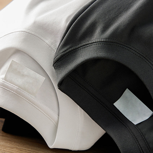 Camiseta Blanca Lisa de Algodón 100% de 260 g/m², Talla Grande, Transpirable, Extra Grande, para Hombre, de Alta Calidad y Ecológica - Product Image 4