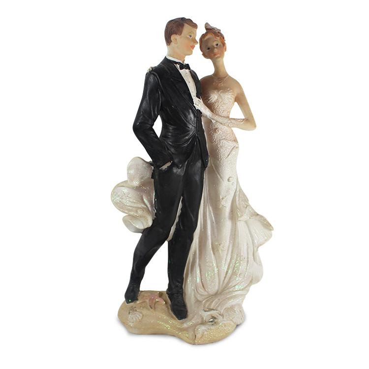Coppie di amore personalizzate statue di nozze In resina artigianato 2