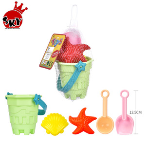 Etiqueta privada verano playa juguetes plástico mulit color juguete cubo arenas moldes - Product Image 1